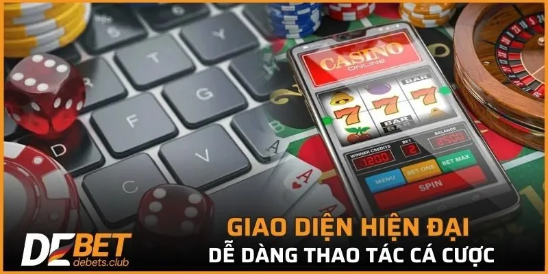 Giao diện hiện đại dễ dàng thao tác cá cược